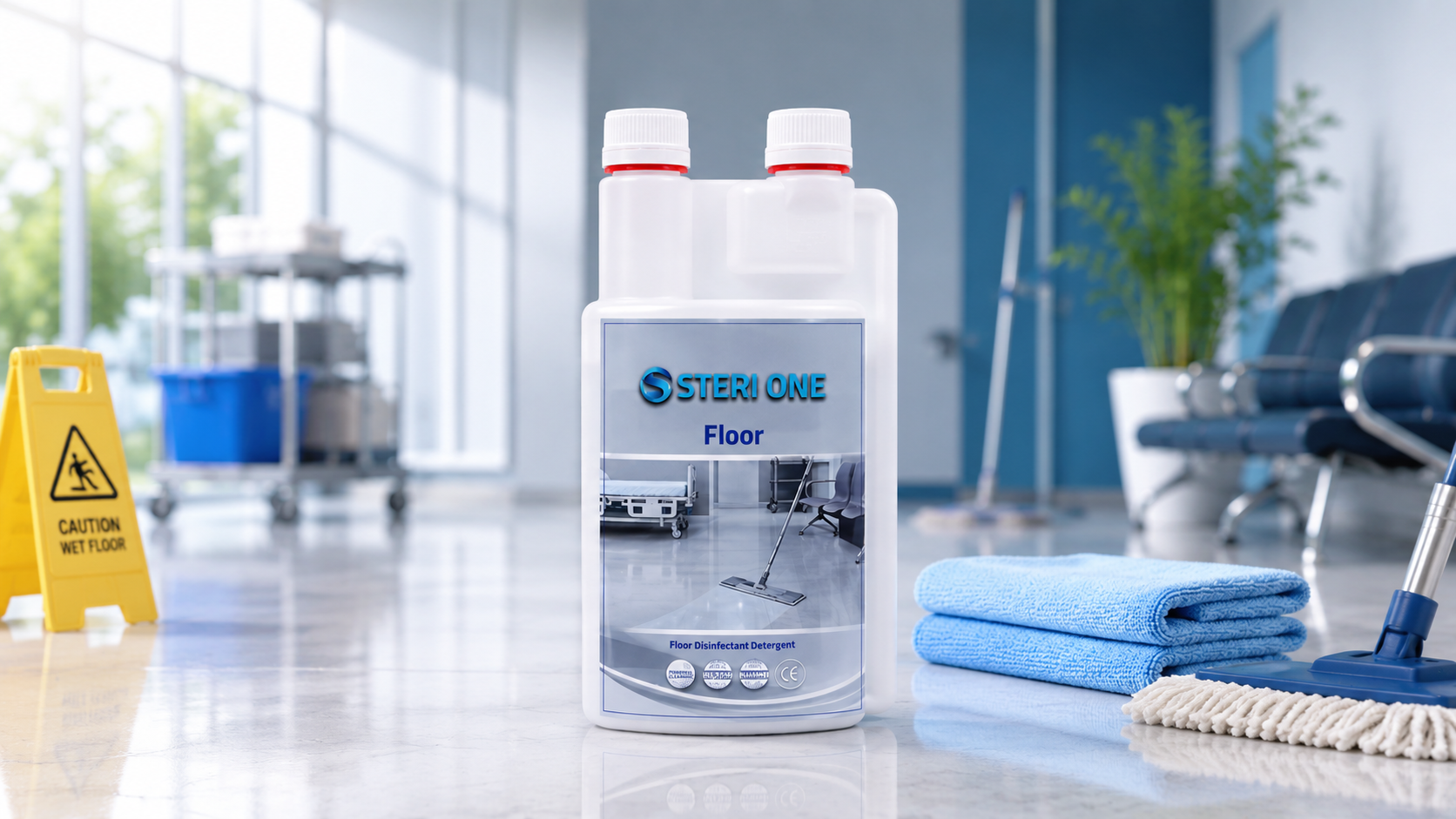 STERI ONE Floor | Advanced Floor Cleaning & Disinfection Solution