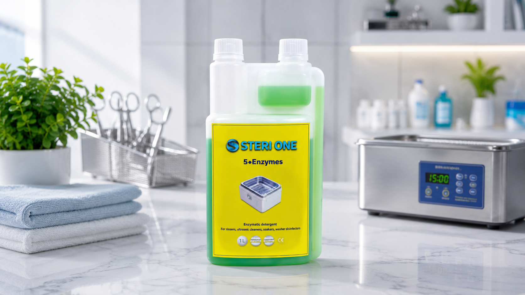 STERI ONE 5+ Enzymes | Professional Enzymatic Instrument Cleaning for Advanced Medical Reprocessing
