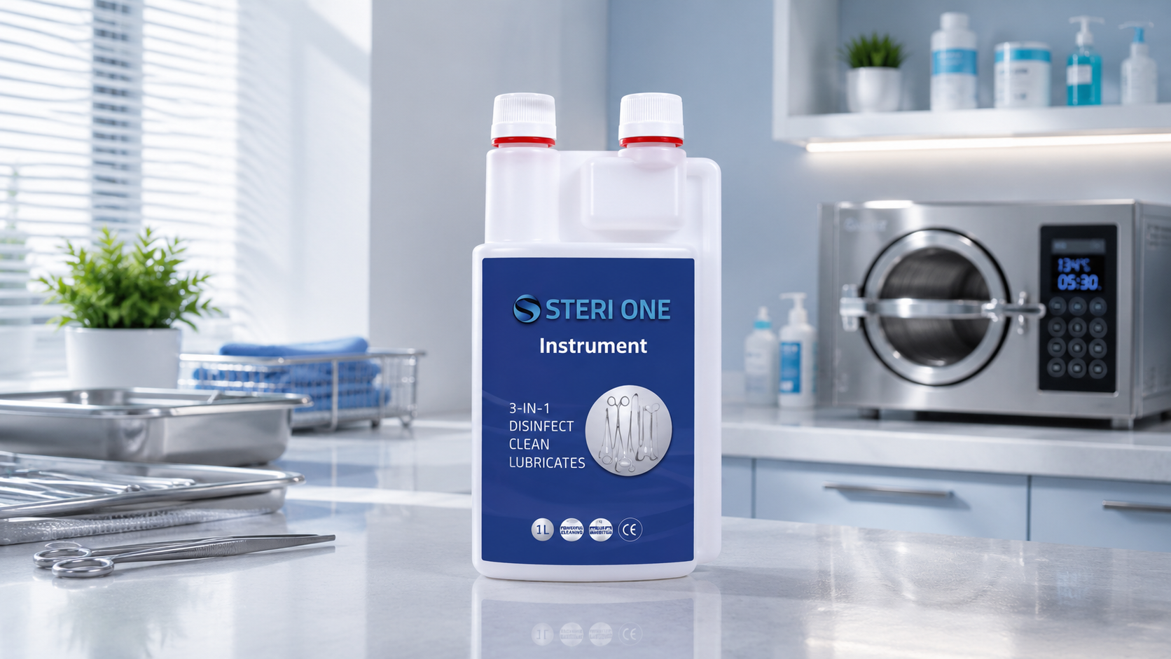 STERI ONE Instrument | Advanced 3-in-1 Instrument Disinfection, Cleaning & Lubrication Solution